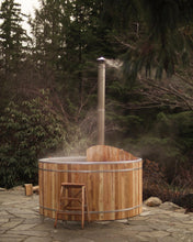 Load image into Gallery viewer, ALUMINUM HOT TUB - ROUGH CEDAR FINISH
