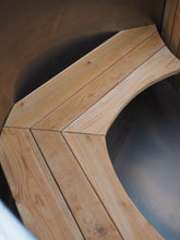 Load image into Gallery viewer, ALUMINUM HOT TUB - ROUGH CEDAR FINISH
